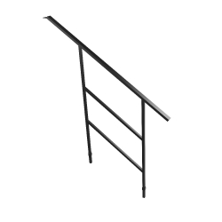 Bühnengeländer Bütec für 3-stufige Treppe / Höhe: 100cm
